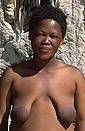 Bushwoman, Kgalagadi Province, Botswana.